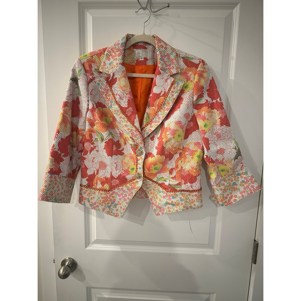 Alberto Malaki Blazer Unique Women's Size 14 Bling Dressy
